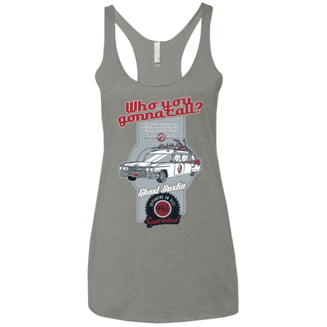 T-Shirts Venetian Grey / X-Small Ghost Mobile Women's Triblend Racerback Tank