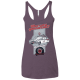 T-Shirts Vintage Purple / X-Small Ghost Mobile Women's Triblend Racerback Tank