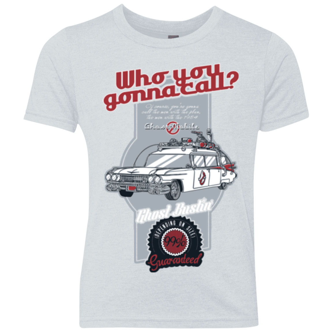 T-Shirts Heather White / YXS Ghost Mobile Youth Triblend T-Shirt