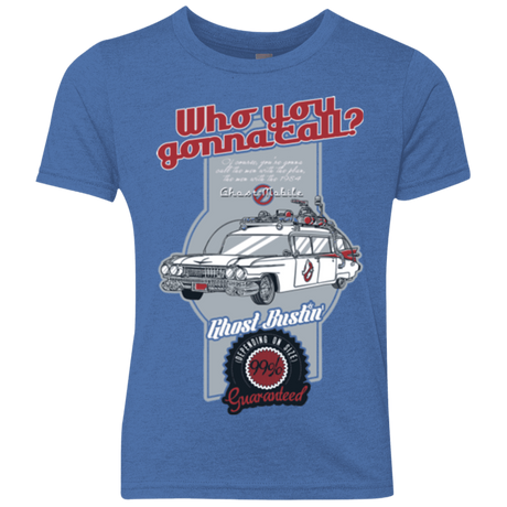 T-Shirts Vintage Royal / YXS Ghost Mobile Youth Triblend T-Shirt