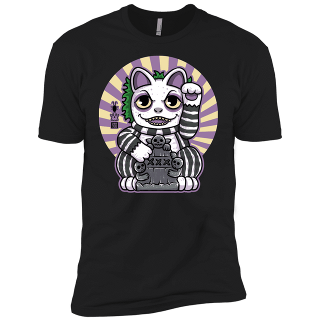 T-Shirts Black / YXS Ghost Neko Boys Premium T-Shirt