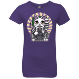 T-Shirts Purple Rush / YXS Ghost Neko Girls Premium T-Shirt