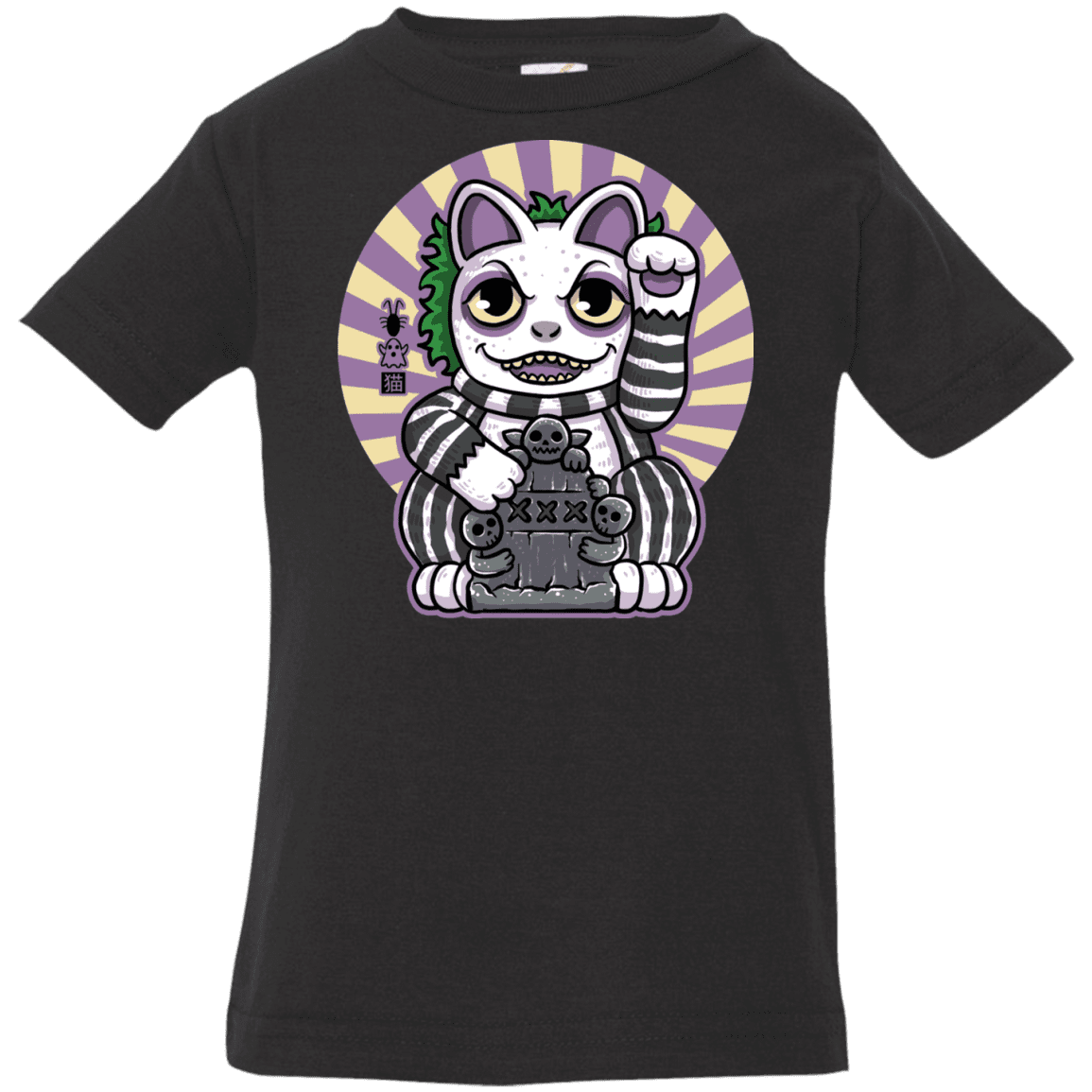 T-Shirts Black / 6 Months Ghost Neko Infant Premium T-Shirt
