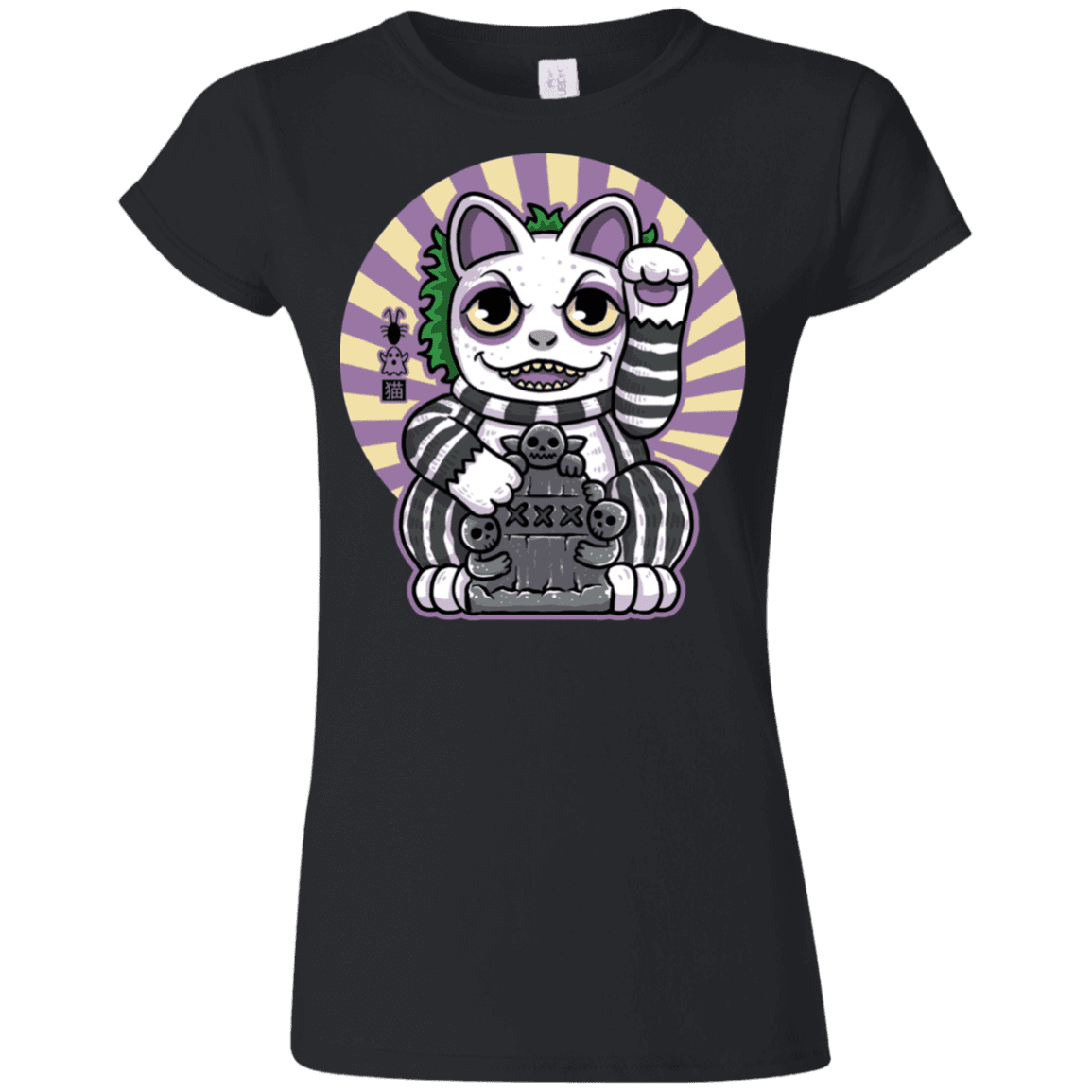 T-Shirts Black / S Ghost Neko Junior Slimmer-Fit T-Shirt