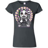 T-Shirts Charcoal / S Ghost Neko Junior Slimmer-Fit T-Shirt