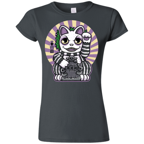 T-Shirts Charcoal / S Ghost Neko Junior Slimmer-Fit T-Shirt