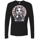 T-Shirts Black / S Ghost Neko Men's Premium Long Sleeve