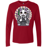 T-Shirts Cardinal / S Ghost Neko Men's Premium Long Sleeve