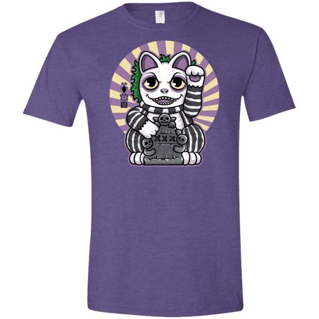 T-Shirts Heather Purple / S Ghost Neko Men's Semi-Fitted Softstyle