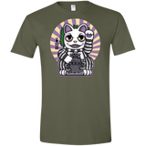 T-Shirts Military Green / S Ghost Neko Men's Semi-Fitted Softstyle
