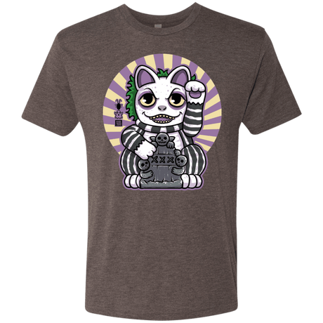 T-Shirts Macchiato / S Ghost Neko Men's Triblend T-Shirt