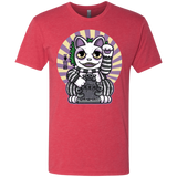 T-Shirts Vintage Red / S Ghost Neko Men's Triblend T-Shirt