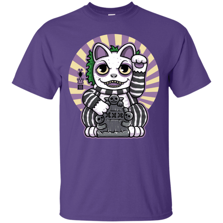 T-Shirts Purple / S Ghost Neko T-Shirt