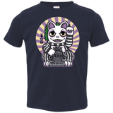 T-Shirts Navy / 2T Ghost Neko Toddler Premium T-Shirt