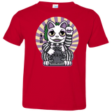 T-Shirts Red / 2T Ghost Neko Toddler Premium T-Shirt