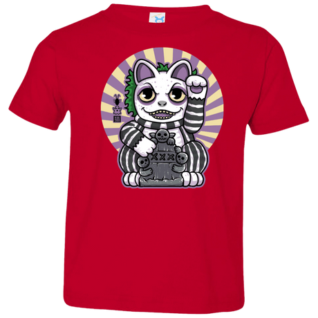 T-Shirts Red / 2T Ghost Neko Toddler Premium T-Shirt