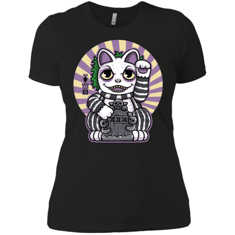 T-Shirts Black / X-Small Ghost Neko Women's Premium T-Shirt