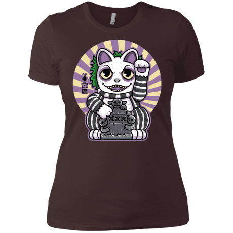 T-Shirts Dark Chocolate / X-Small Ghost Neko Women's Premium T-Shirt