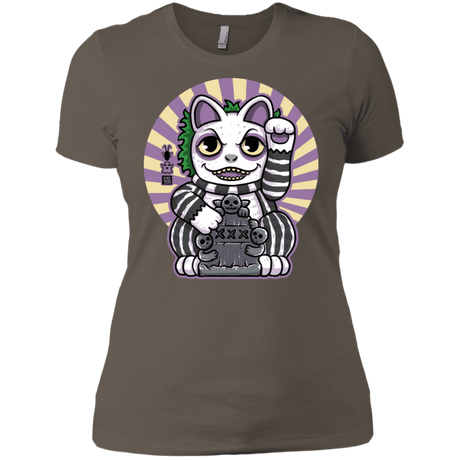 T-Shirts Warm Grey / X-Small Ghost Neko Women's Premium T-Shirt