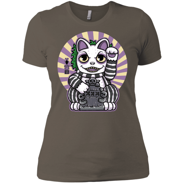 T-Shirts Warm Grey / X-Small Ghost Neko Women's Premium T-Shirt