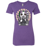 T-Shirts Purple Rush / S Ghost Neko Women's Triblend T-Shirt