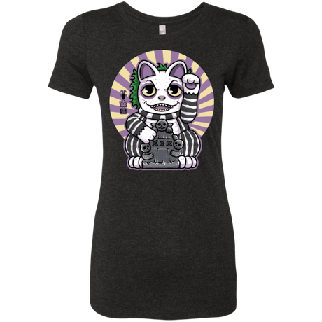 T-Shirts Vintage Black / S Ghost Neko Women's Triblend T-Shirt