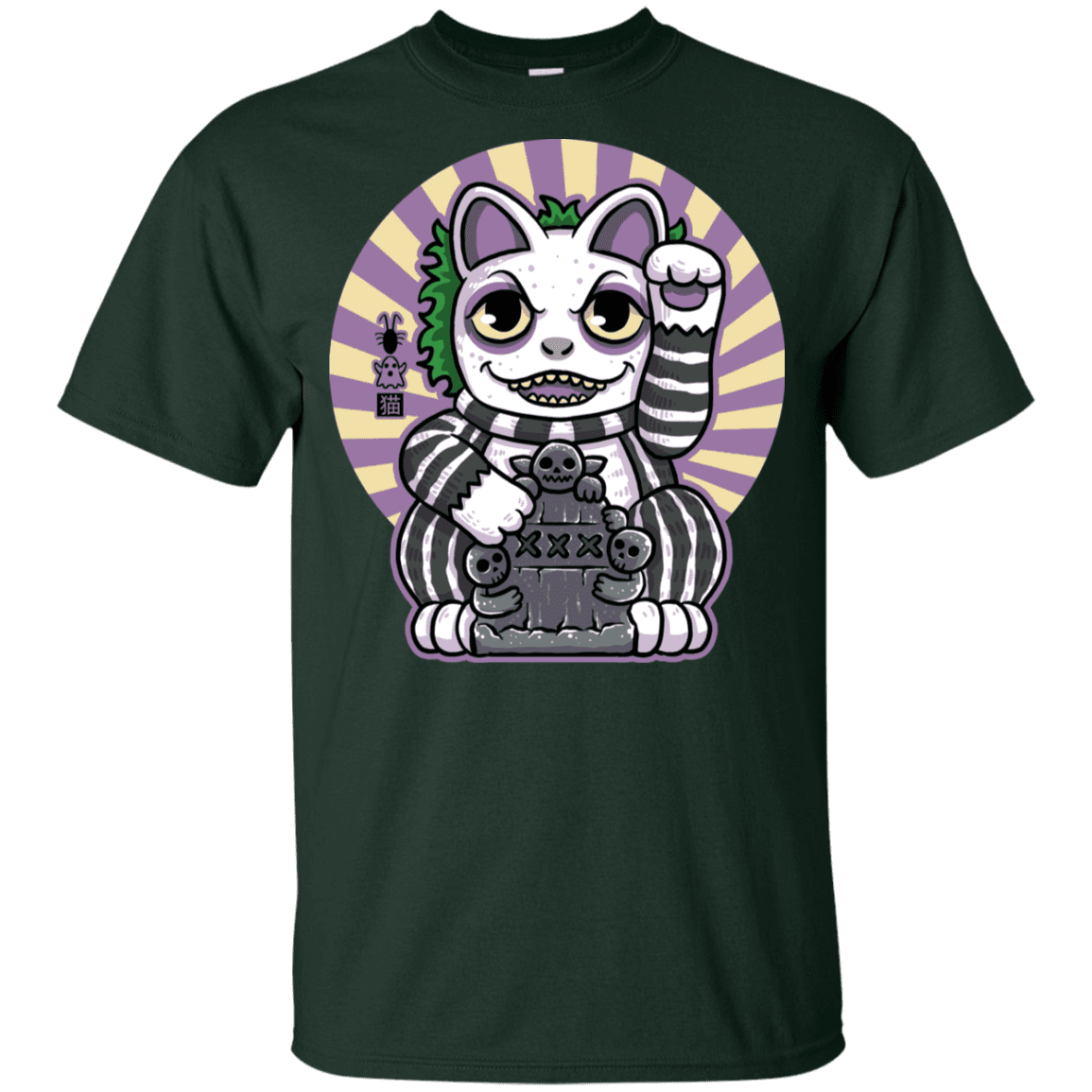 T-Shirts Forest / YXS Ghost Neko Youth T-Shirt