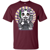 T-Shirts Maroon / YXS Ghost Neko Youth T-Shirt