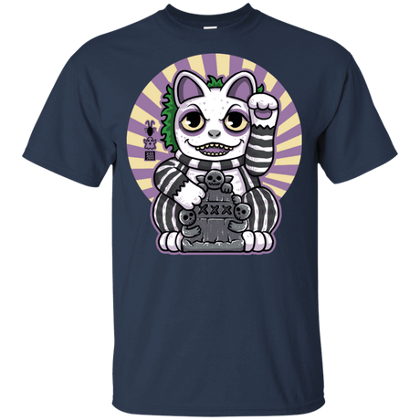 T-Shirts Navy / YXS Ghost Neko Youth T-Shirt