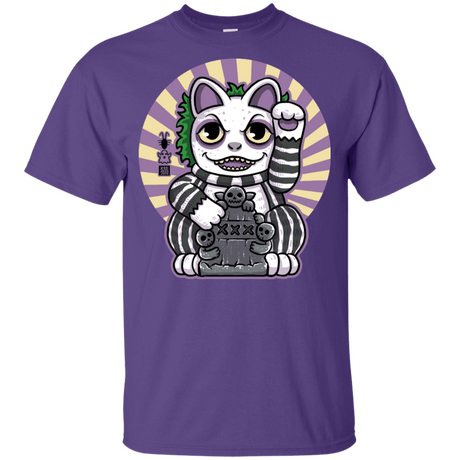 T-Shirts Purple / YXS Ghost Neko Youth T-Shirt