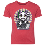 T-Shirts Vintage Red / YXS Ghost Neko Youth Triblend T-Shirt
