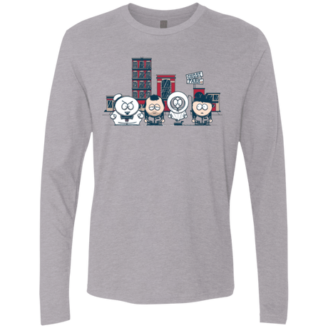 T-Shirts Heather Grey / Small GHOST PARK Men's Premium Long Sleeve