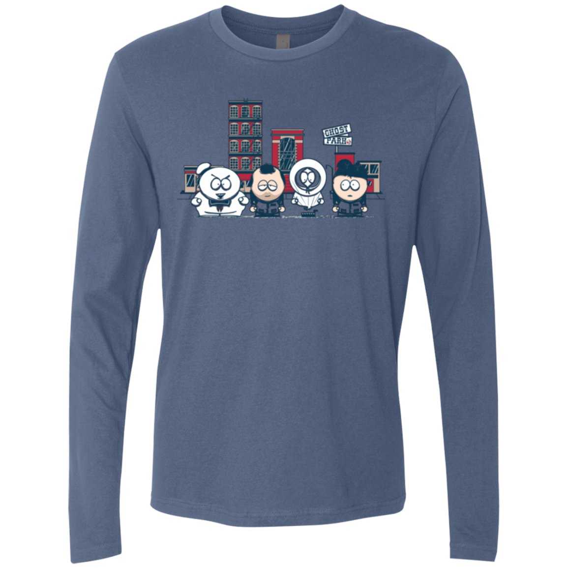 T-Shirts Indigo / Small GHOST PARK Men's Premium Long Sleeve