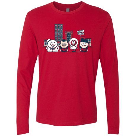 T-Shirts Red / Small GHOST PARK Men's Premium Long Sleeve