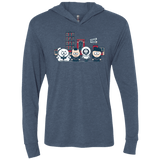 T-Shirts Indigo / X-Small GHOST PARK Triblend Long Sleeve Hoodie Tee