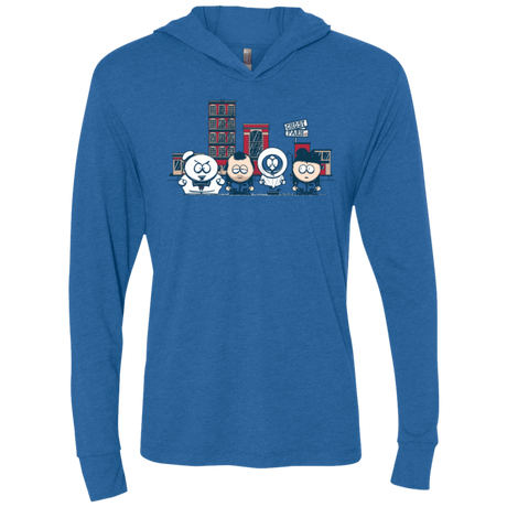 T-Shirts Vintage Royal / X-Small GHOST PARK Triblend Long Sleeve Hoodie Tee