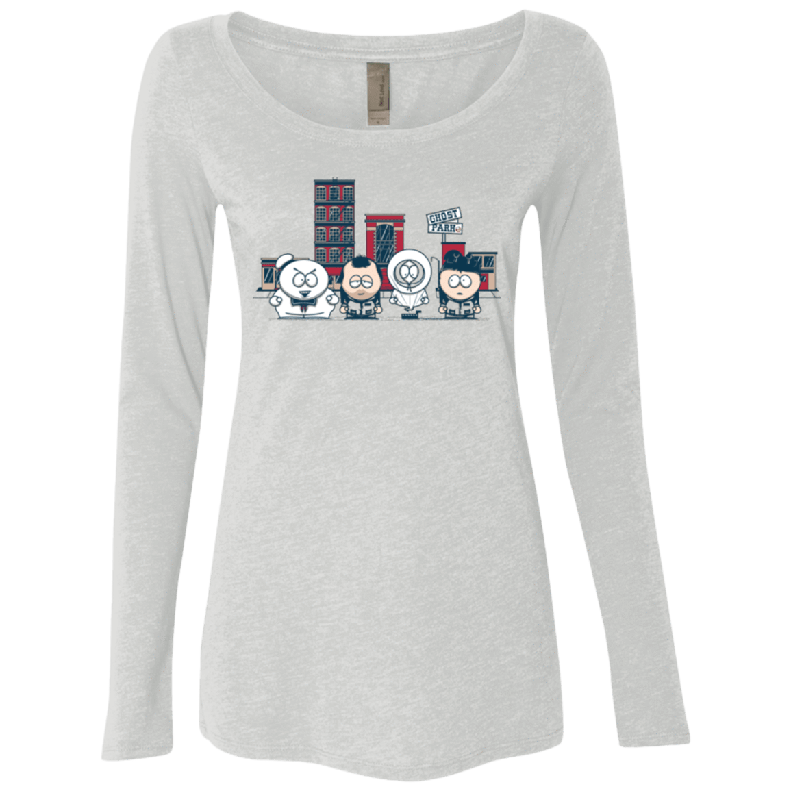 T-Shirts Heather White / Small GHOST PARK Women's Triblend Long Sleeve Shirt