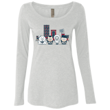 T-Shirts Heather White / Small GHOST PARK Women's Triblend Long Sleeve Shirt
