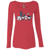 T-Shirts Vintage Red / Small GHOST PARK Women's Triblend Long Sleeve Shirt