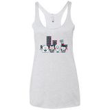 T-Shirts Heather White / X-Small GHOST PARK Women's Triblend Racerback Tank
