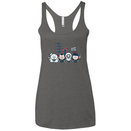 T-Shirts Premium Heather / X-Small GHOST PARK Women's Triblend Racerback Tank