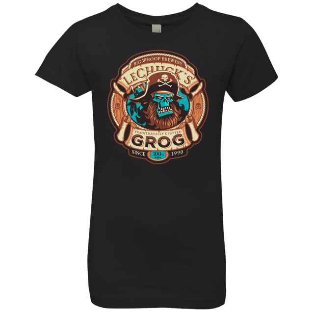T-Shirts Black / YXS Ghost Pirate Grog Nmns Girls Premium T-Shirt