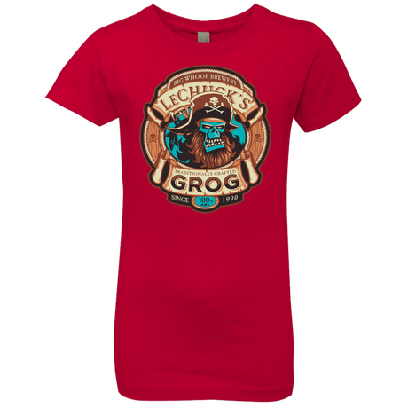 T-Shirts Red / YXS Ghost Pirate Grog Nmns Girls Premium T-Shirt
