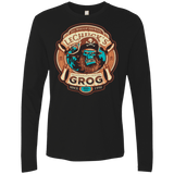 T-Shirts Black / Small Ghost Pirate Grog Nmns Men's Premium Long Sleeve