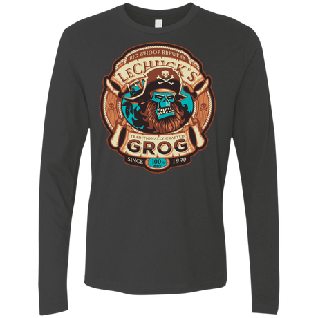 T-Shirts Heavy Metal / Small Ghost Pirate Grog Nmns Men's Premium Long Sleeve