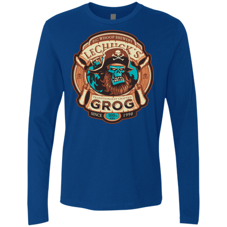 T-Shirts Royal / Small Ghost Pirate Grog Nmns Men's Premium Long Sleeve