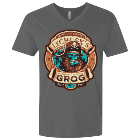 T-Shirts Heavy Metal / X-Small Ghost Pirate Grog Nmns Men's Premium V-Neck