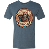 T-Shirts Indigo / Small Ghost Pirate Grog Nmns Men's Triblend T-Shirt