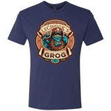 T-Shirts Vintage Navy / Small Ghost Pirate Grog Nmns Men's Triblend T-Shirt