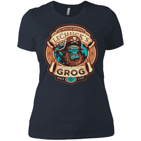 T-Shirts Indigo / X-Small Ghost Pirate Grog Nmns Women's Premium T-Shirt